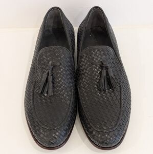 Marcomen World Black Woven Loafers